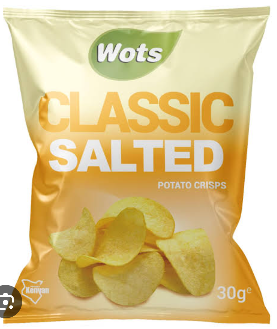 Wots Potato Crisps Classic 195G