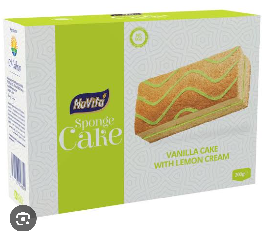 Nuvita Vanilla Cake+Lemon 270G
