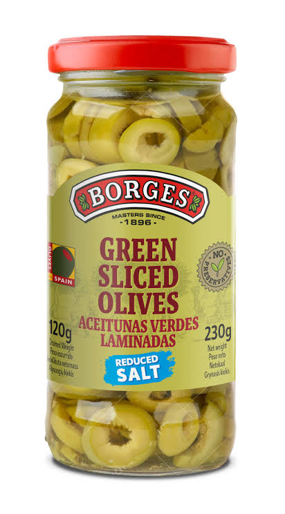 Borges Sliced Green Olives