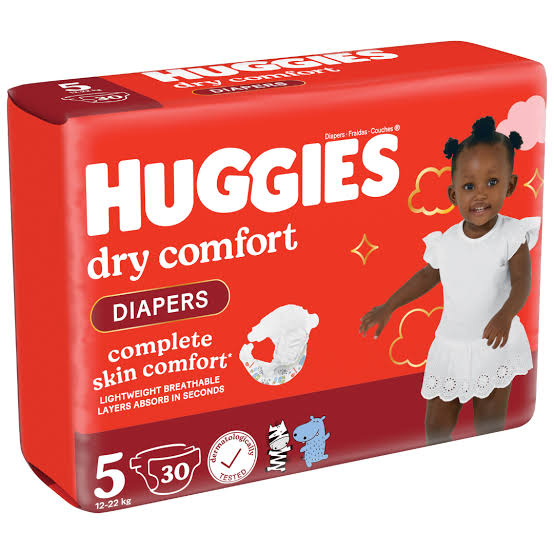 Huggies Dry Comfort Diapers (Pack A)