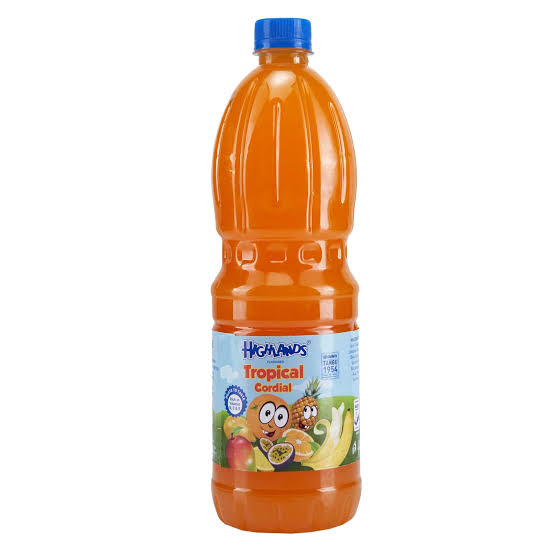 Highlands Tropical Cordial 1L