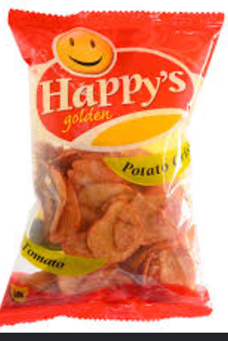 Happys Tomato Crisps 50G