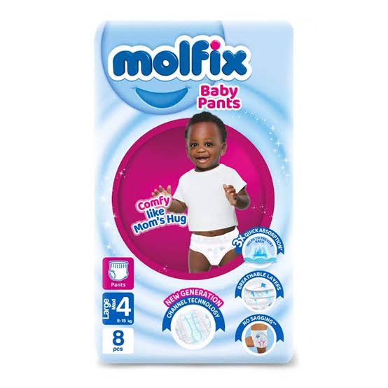 Molfix Pants Maxi 91Kg 15Kg 8Pc