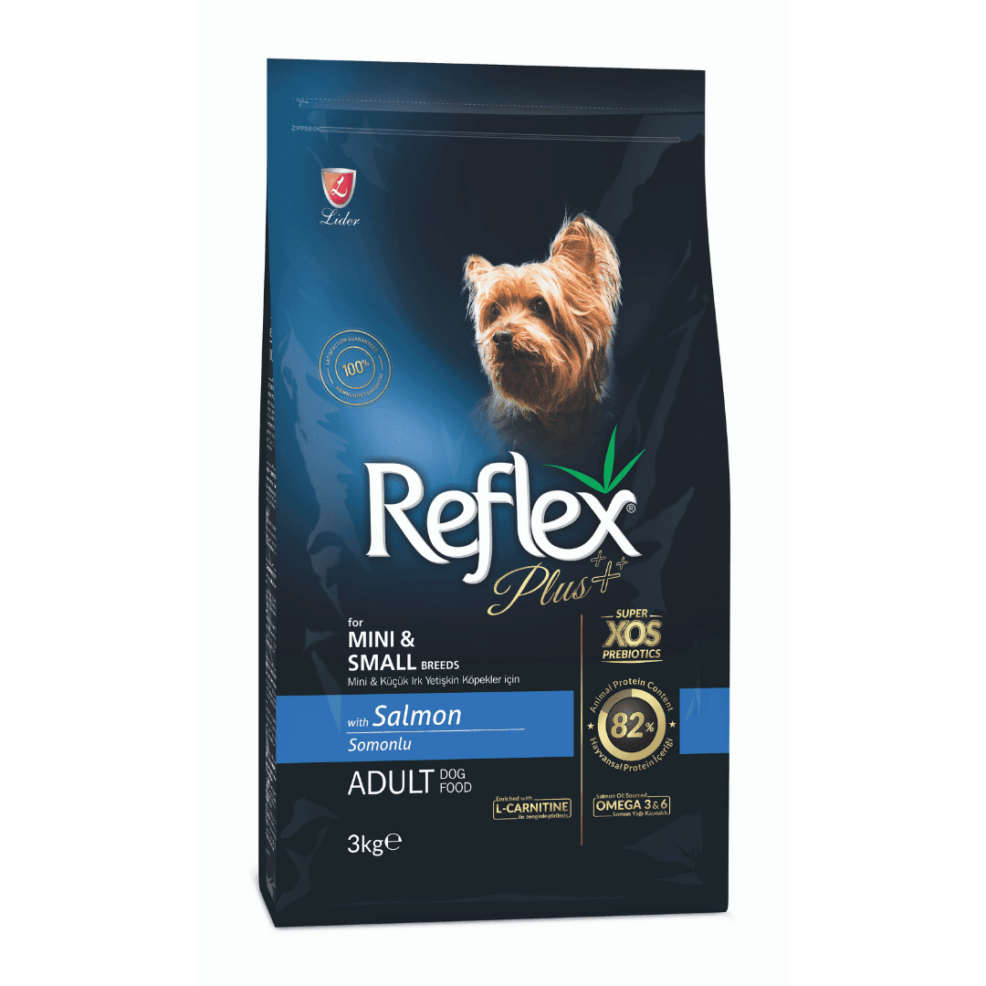 Reflex Plus Mini And Small Breeds Adult Dog Food With Salmon 3Kg