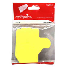 Office Point 5N-53C Thumb Shape Sticky Notes 100 Sheet