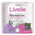 Livelle Kitchen Towel Pink Twin