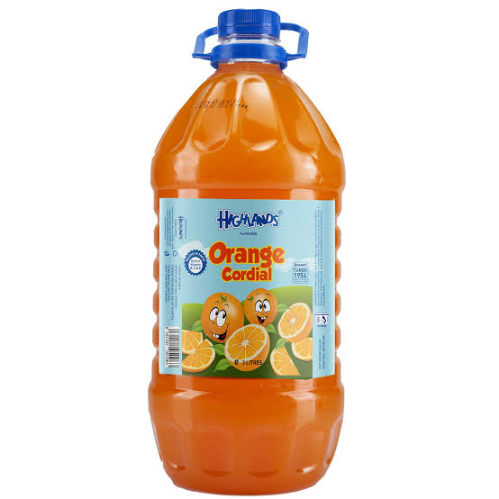 Highlands Orange Cordial 3L