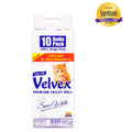 Velvex Toilet Rolls White 10 Pack