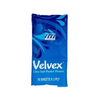Velvex Blue Pocket Tissues