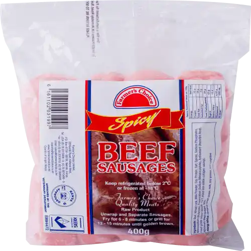 Spicy Beef Sausages 15Pack