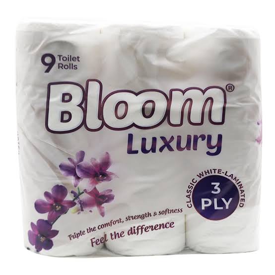 Bloom Luxury Tissue 3Ply 9 Pack