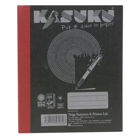 Kasuku Hardcover Single Lines A5 200Pages