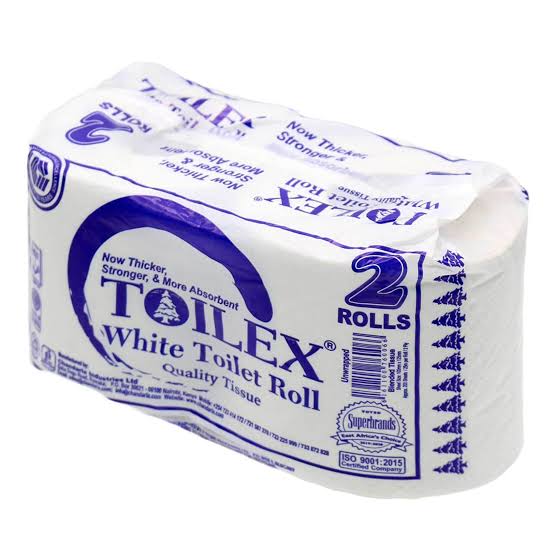Toilex Tissue White 2 Pack