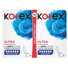 Kotex Ultrathin Night Duos 16S