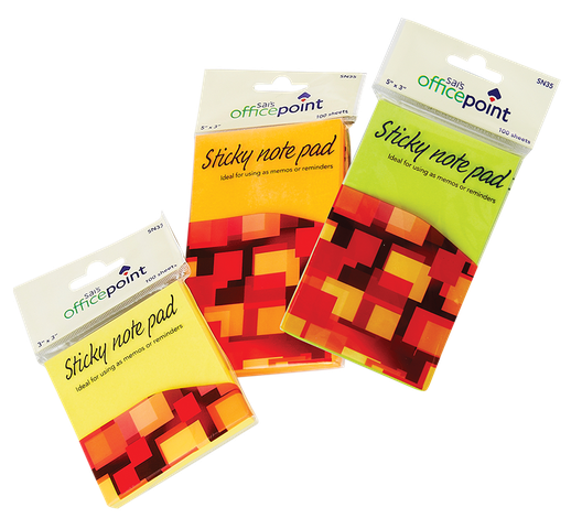 Office Point Sticky Notes 3X5Mm