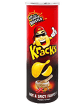 Kracks Potato Crisps Hot And 110G