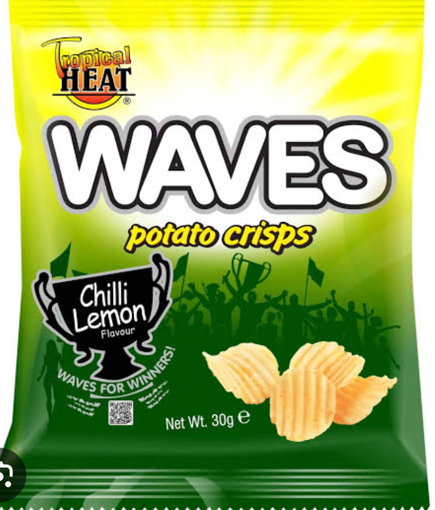 Tropical Heat Potato Crisps Chilli Lemon 30G